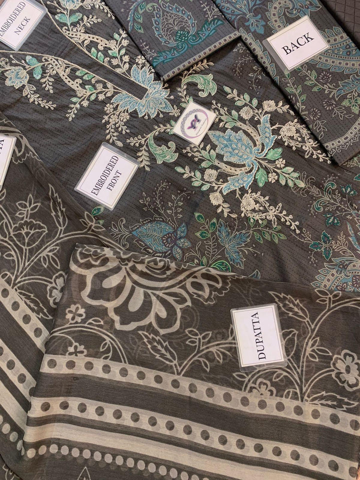 Maria B Lawn Suit-Aarasta