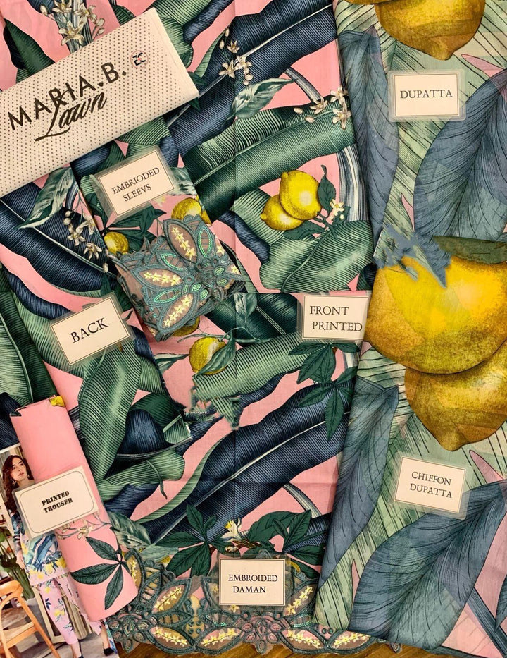 Maria B Lawn Suit-Aarasta