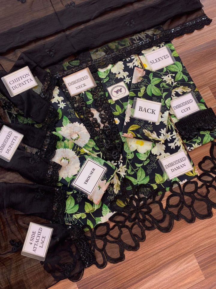 Maria B Lawn Suit-Aarasta