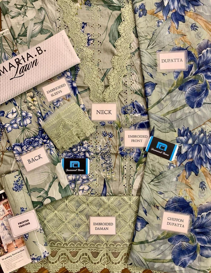 Maria B Lawn Suit-Aarasta