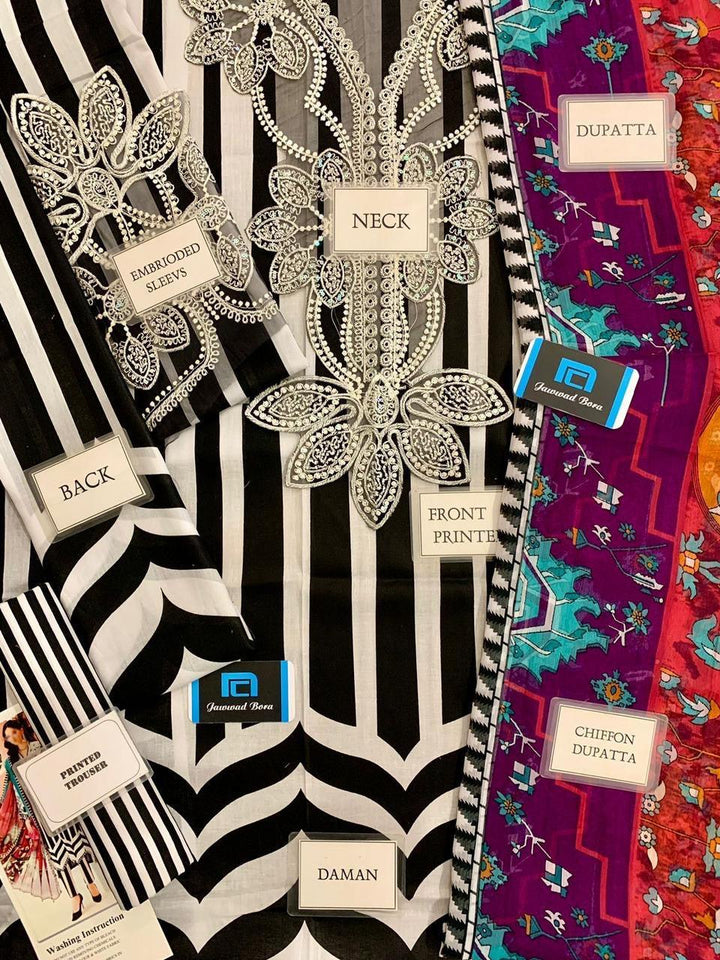 Maria B Lawn Suit-Aarasta