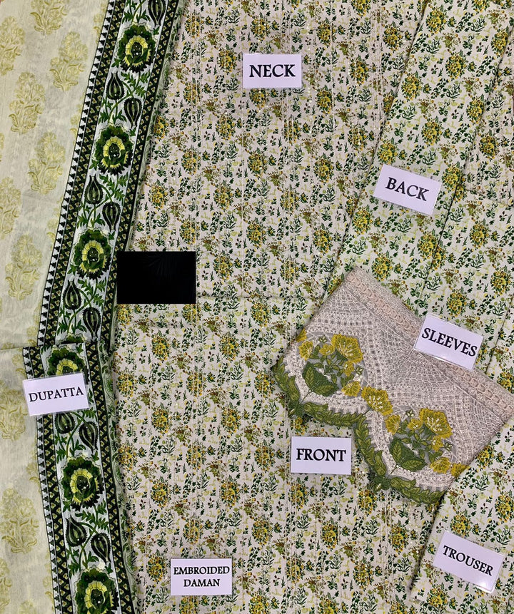 Maria B Lawn Suit-Aarasta