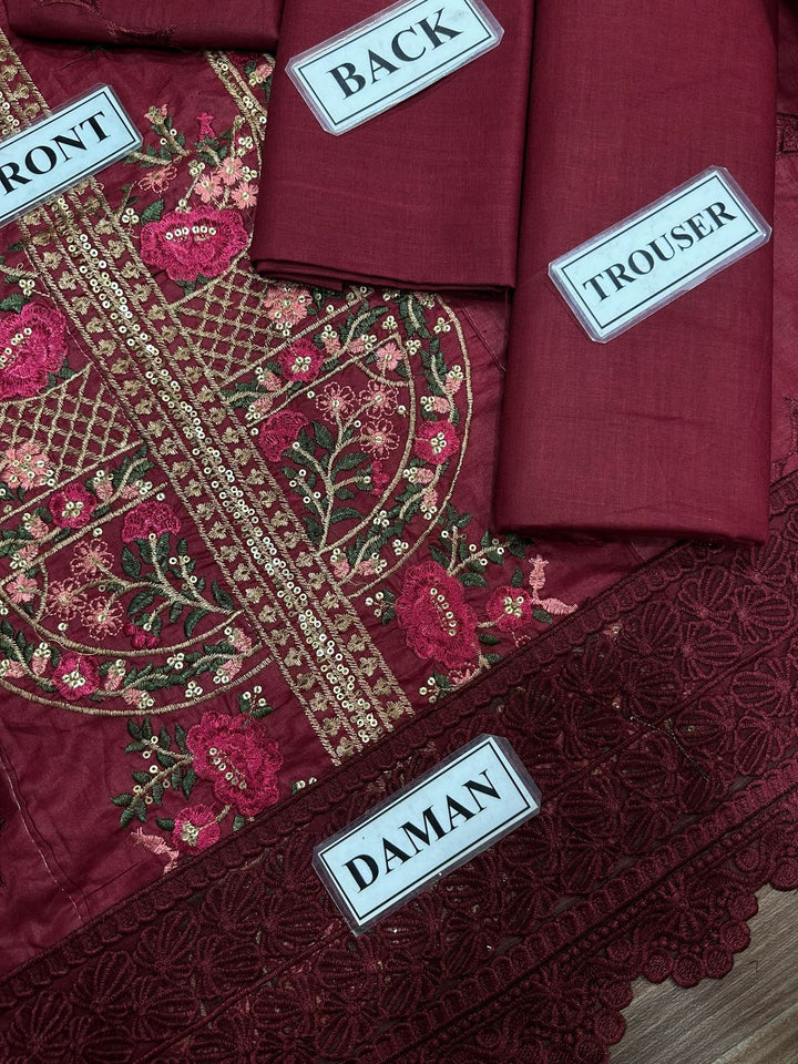 Maria B Lawn Suit-Aarasta