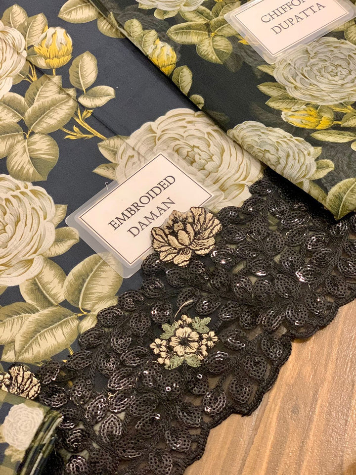 Maria B Lawn Suit-Aarasta