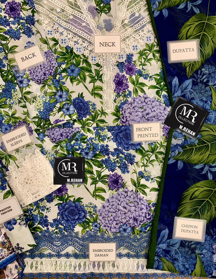 Maria B Lawn Suit-Aarasta