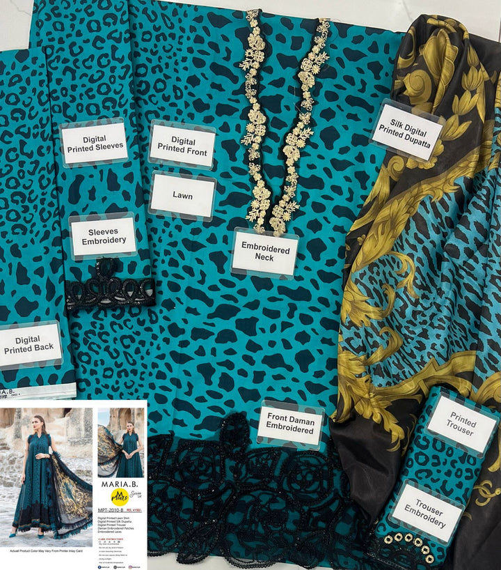 Maria B Lawn Suit-Aarasta