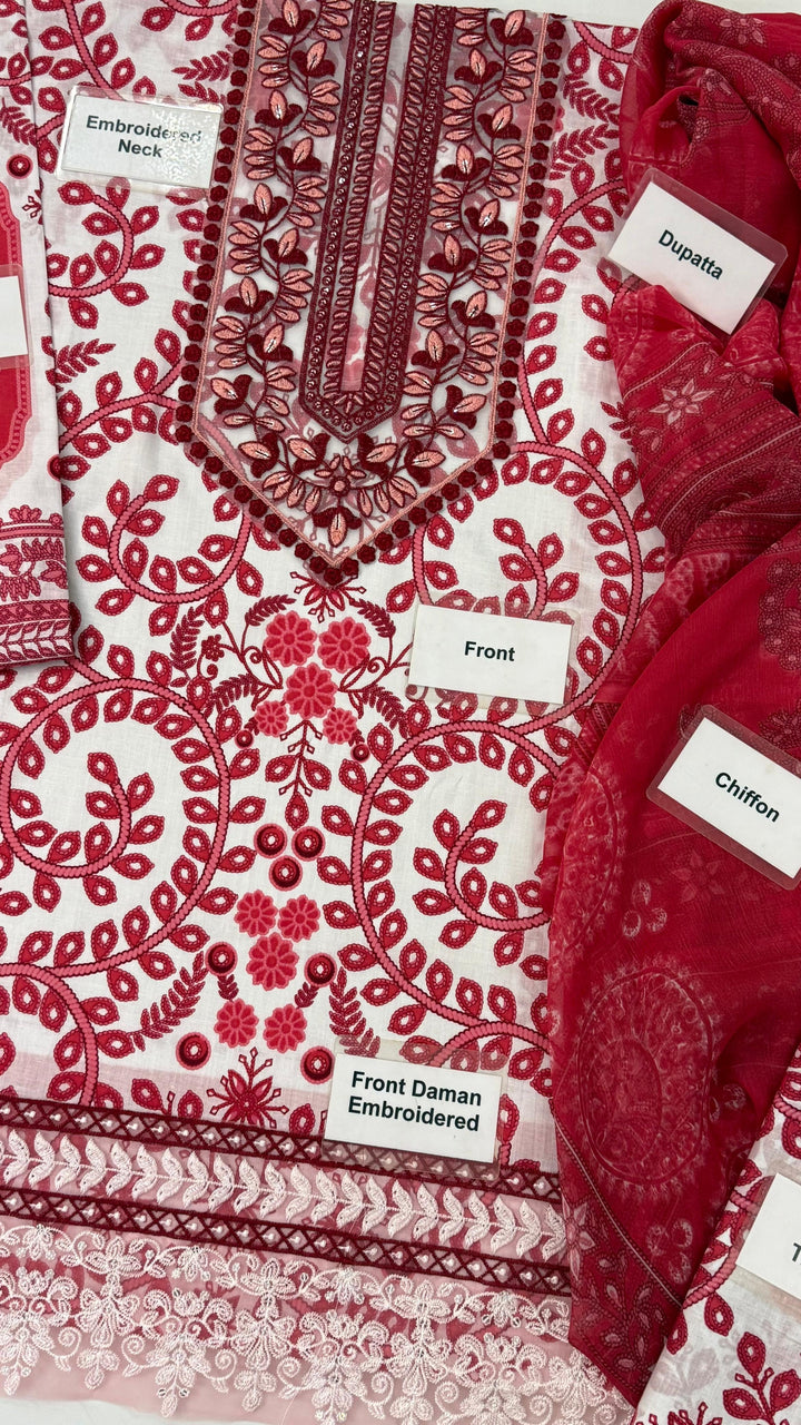 Maria B Lawn Suit-Aarasta