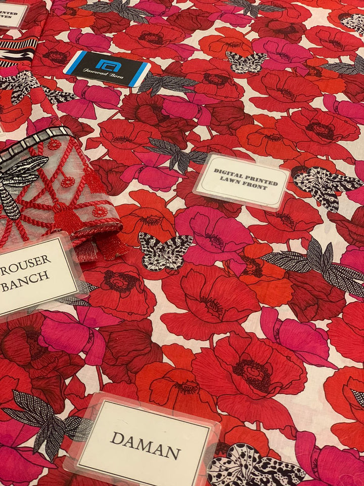 Maria B Lawn Suit-Aarasta