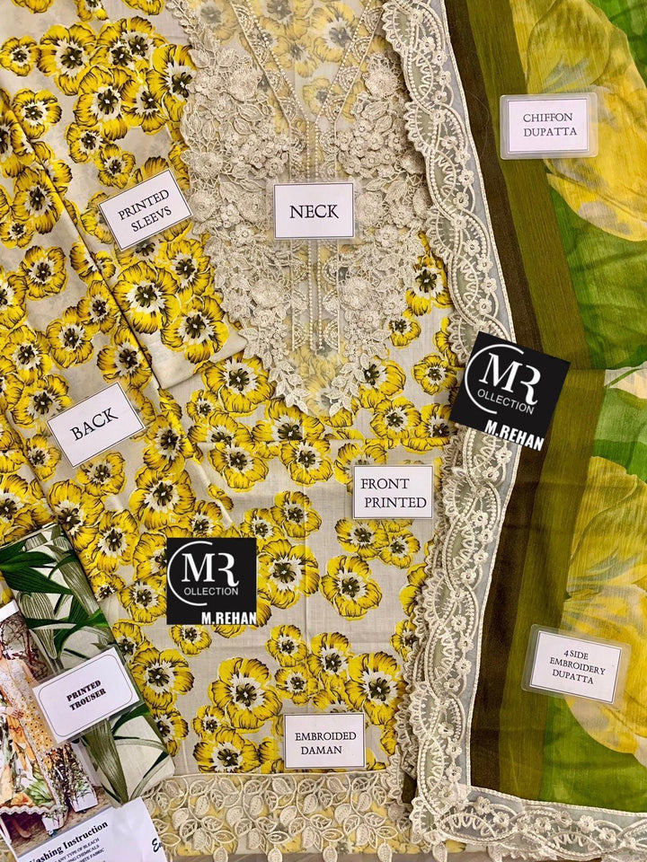 Maria B Lawn Suit-Aarasta