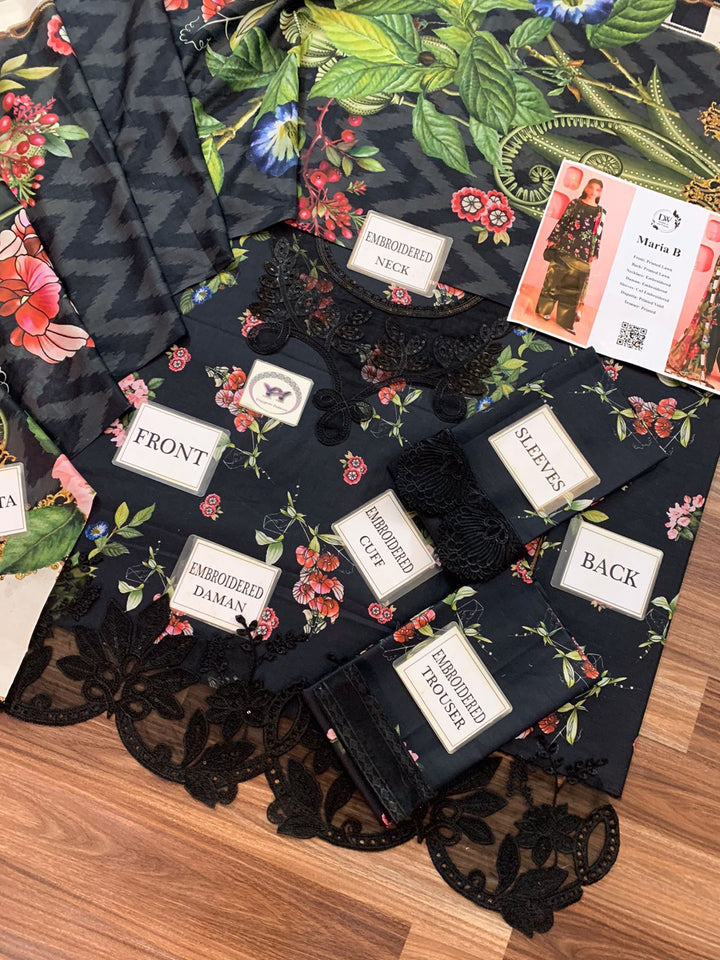 Maria B Lawn Suit-Aarasta