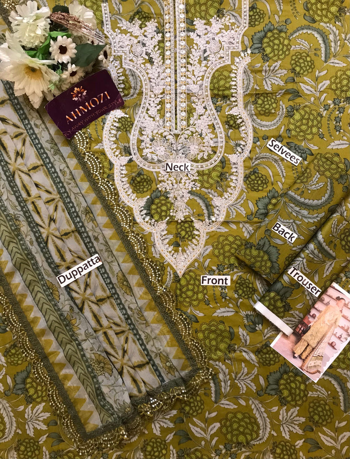 Maria B Lawn Suit-Aarasta