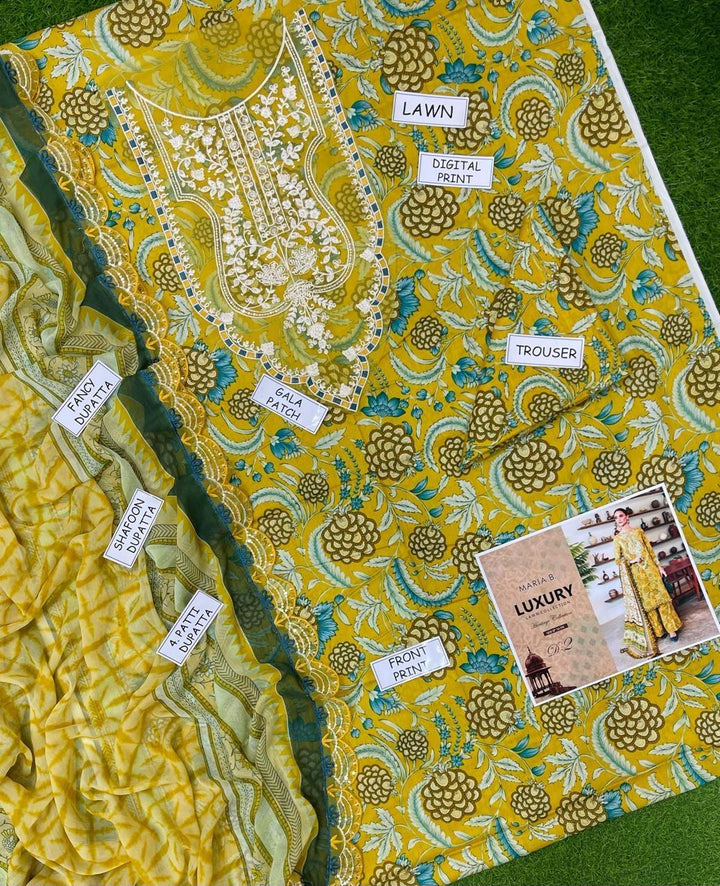 Maria B Lawn Suit-Aarasta