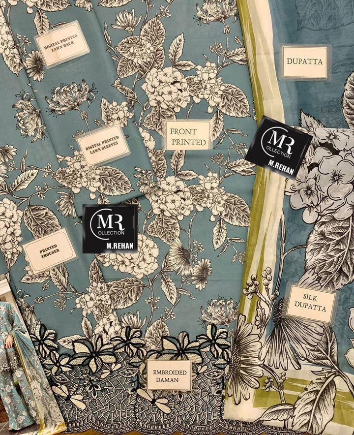 Maria B Lawn Suit-Aarasta