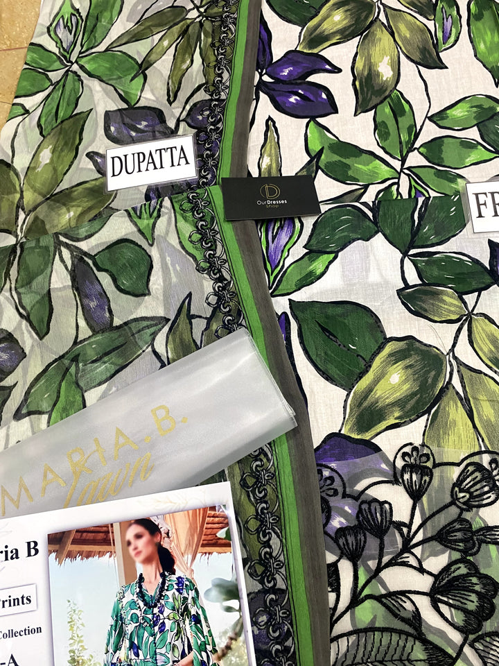 Maria B Lawn Suit-Aarasta