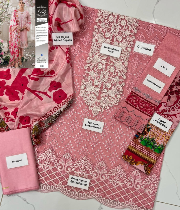 Maria B Lawn Suit-Aarasta