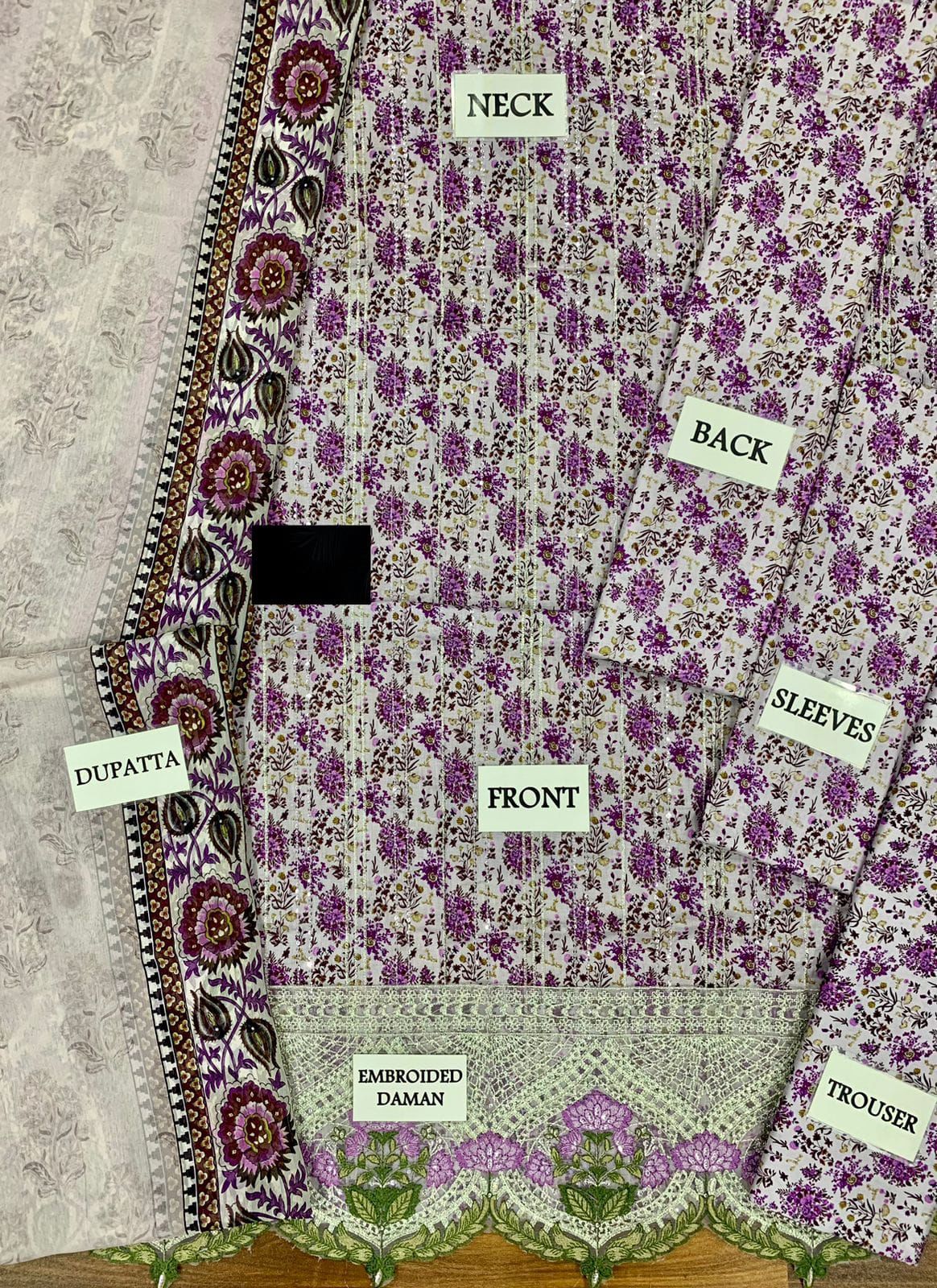 Maria B Lawn Suit-Aarasta
