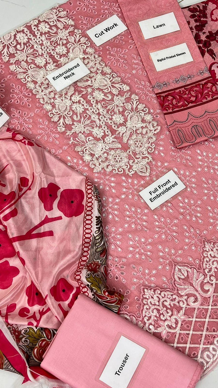 Maria B Lawn Suit-Aarasta