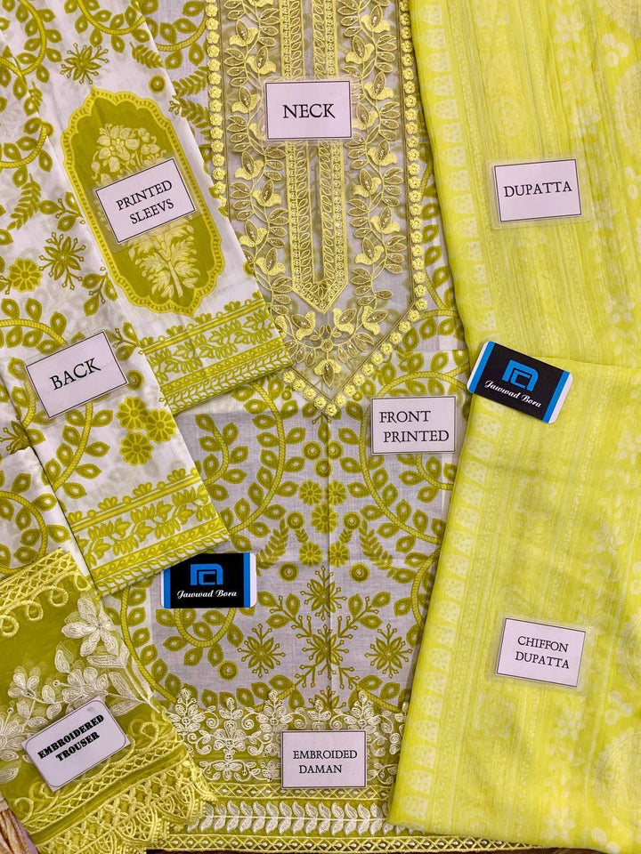 Maria B Lawn Suit-Aarasta