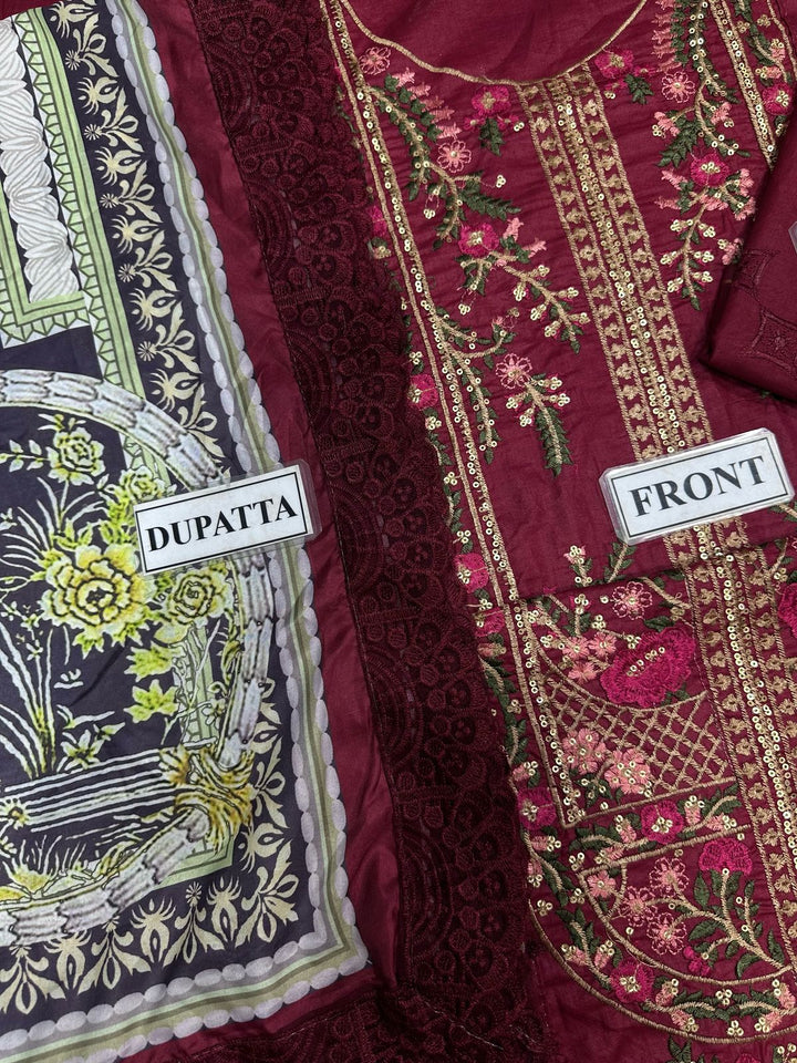 Maria B Lawn Suit-Aarasta