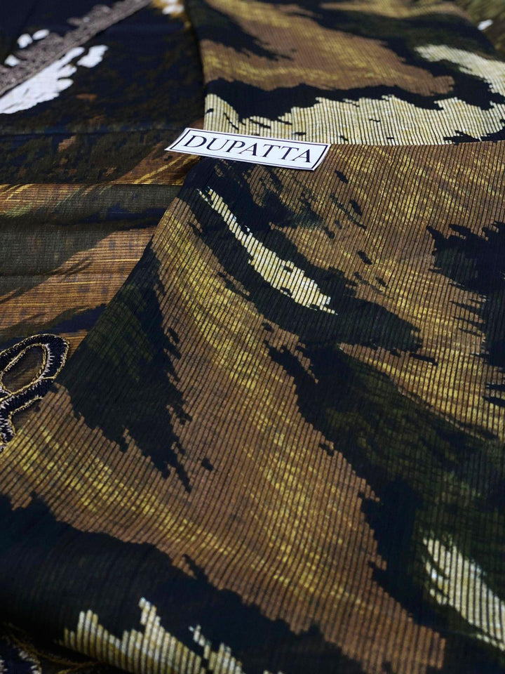 M Print Lawn Suit-Aarasta