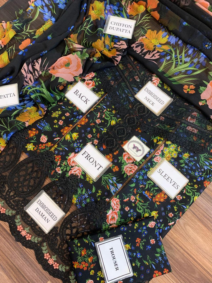 Maria B Lawn Suit-Aarasta