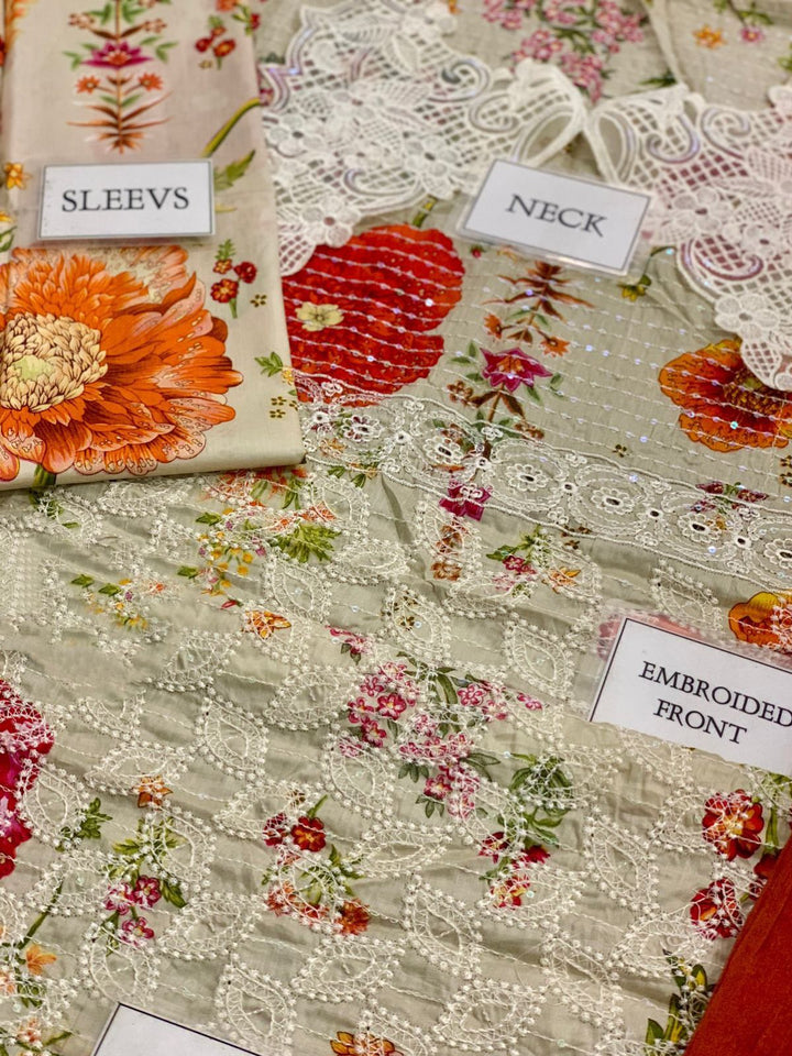 Maria B Lawn Suit-Aarasta