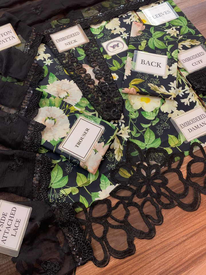 Maria B Lawn Suit-Aarasta