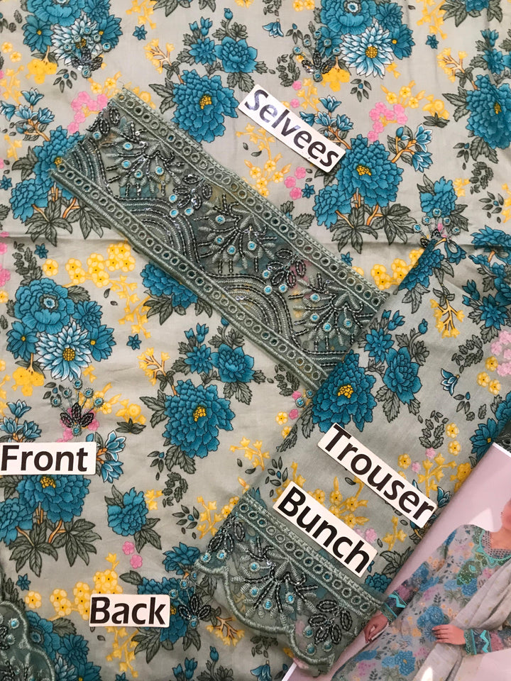 Maria B Lawn Suit-Aarasta