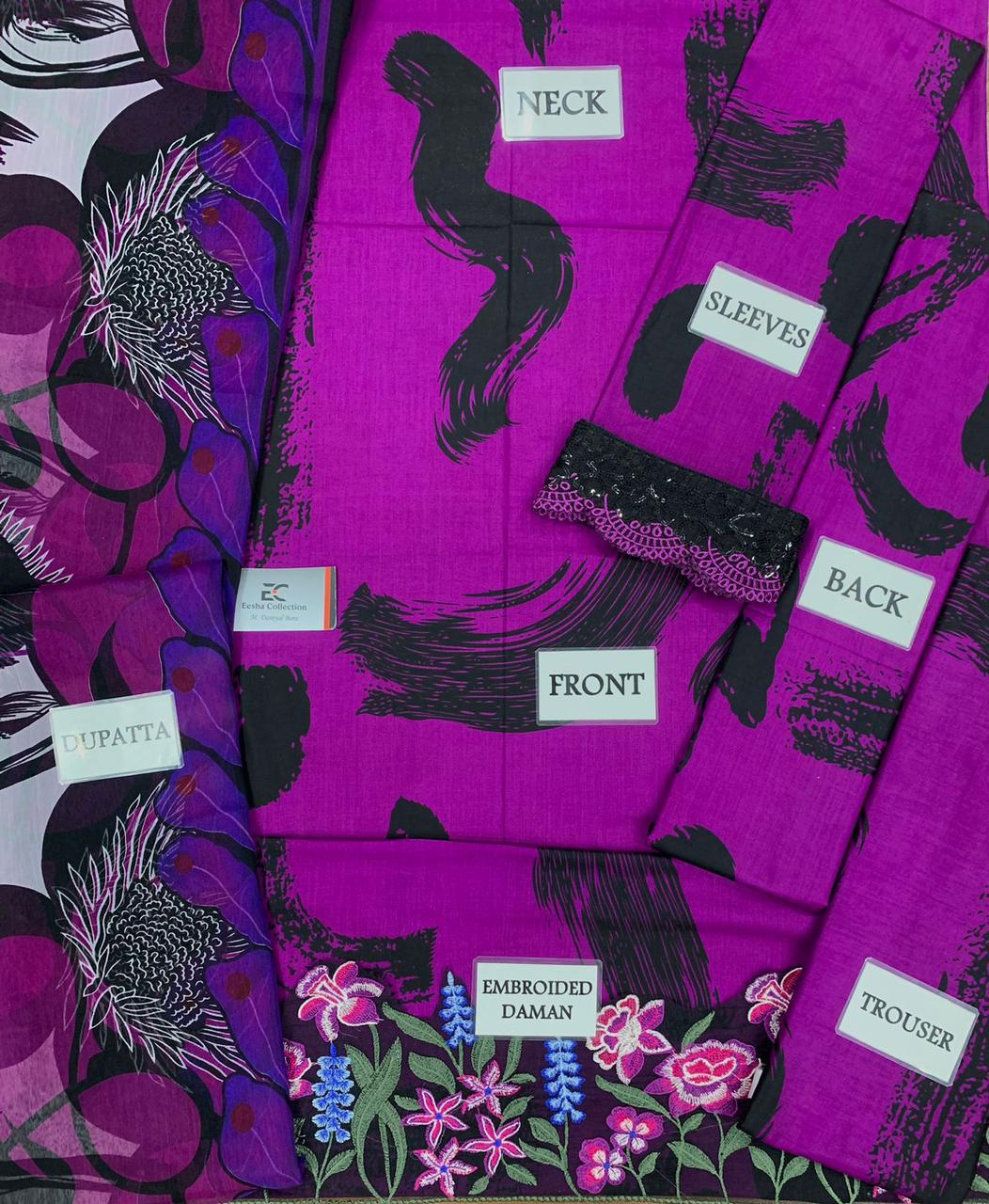 Maria B Lawn Suit-Aarasta