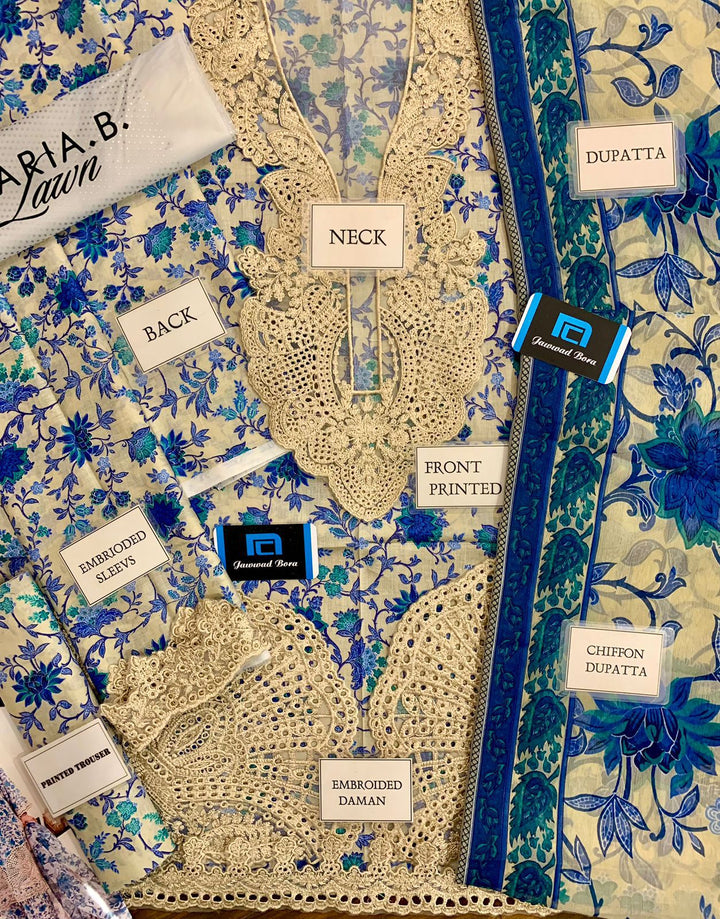 Maria B Lawn Suit-Aarasta