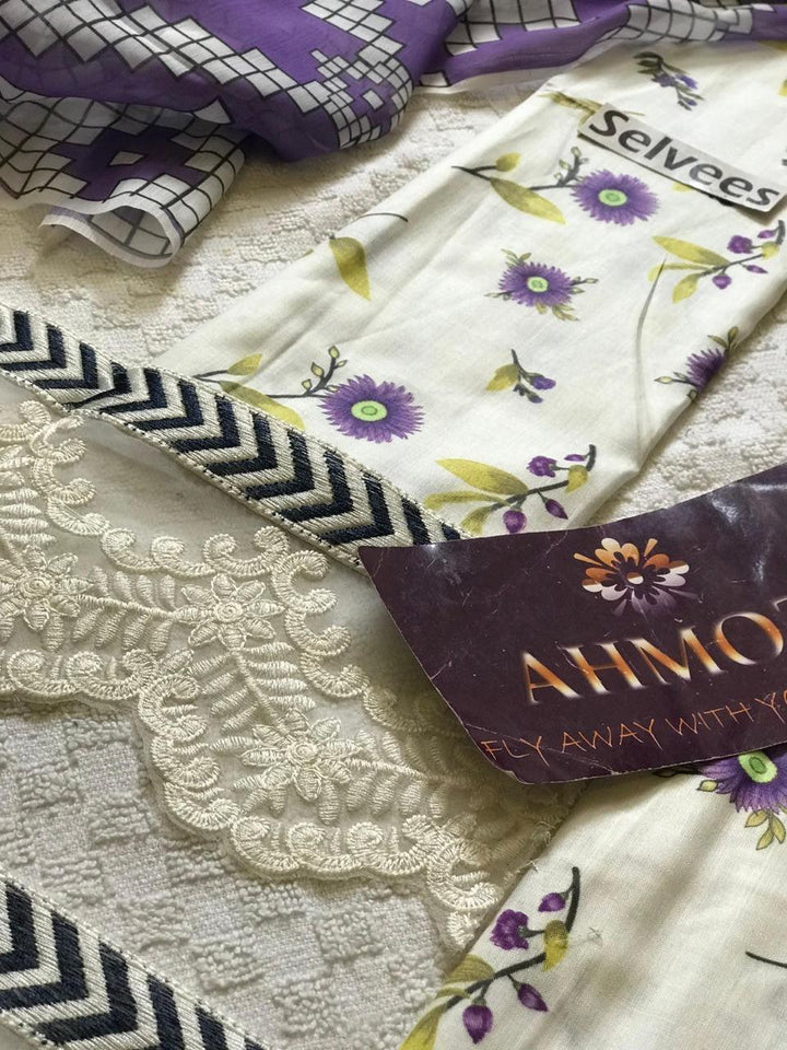 Maria B Lawn Suit-Aarasta