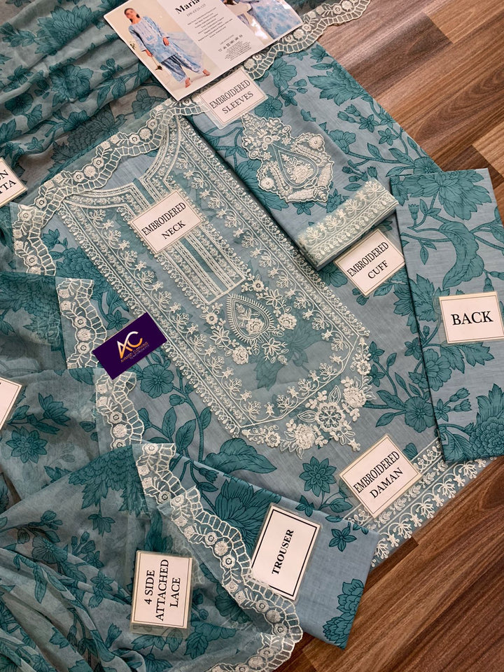 Maria B Lawn Suit-Aarasta