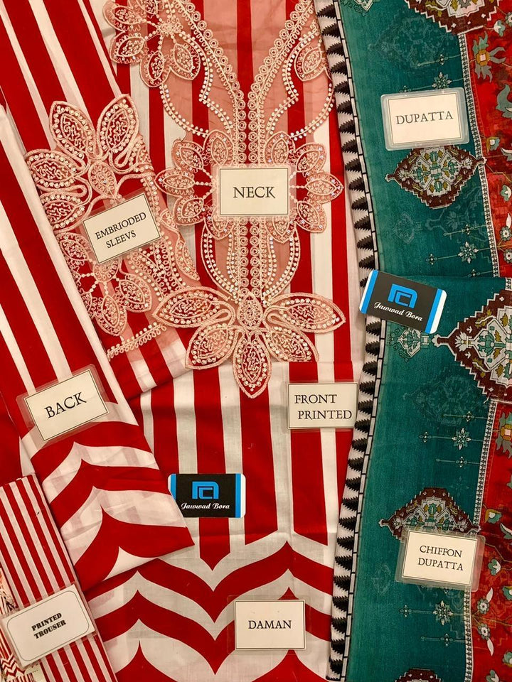 Maria B Lawn Suit-Aarasta