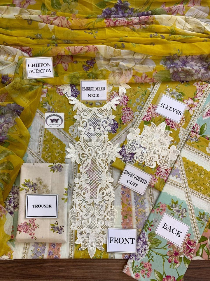 Maria B Lawn Suit-Aarasta