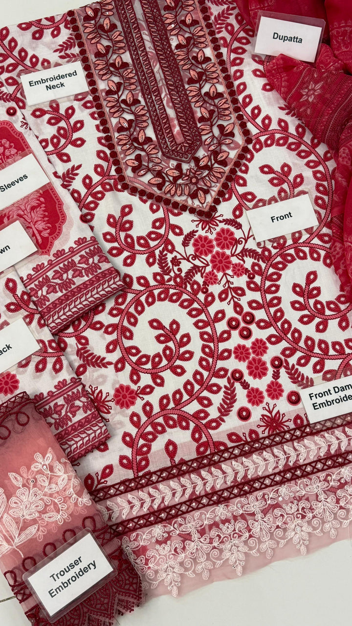 Maria B Lawn Suit-Aarasta