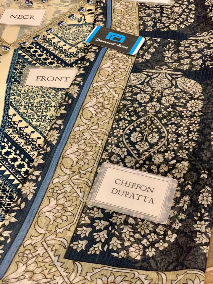 Maria B Lawn Suit-Aarasta