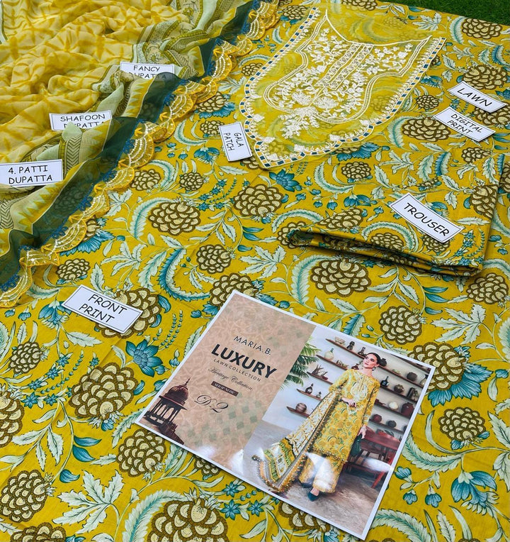 Maria B Lawn Suit-Aarasta