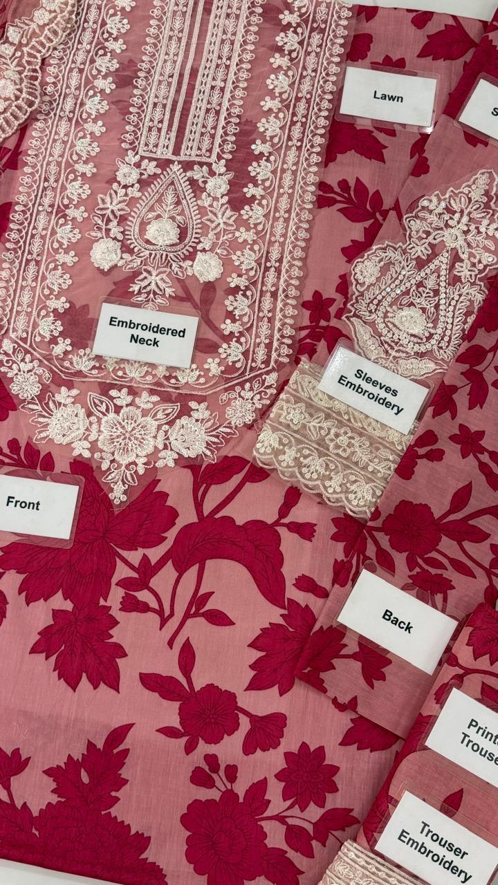 Maria B Lawn Suit-Aarasta