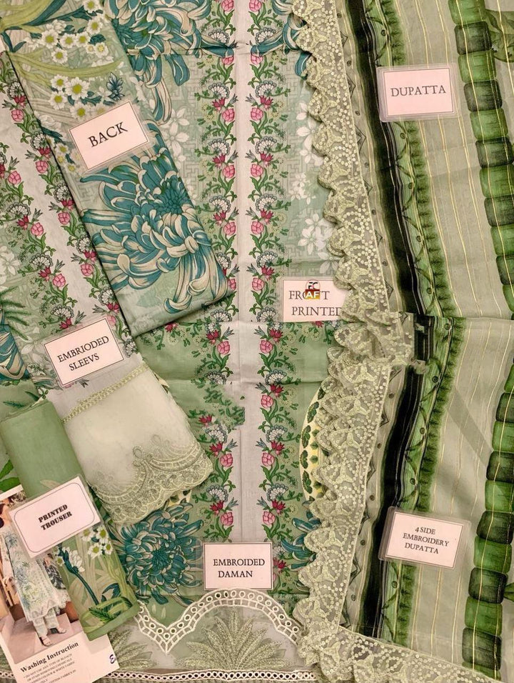 Maria B Lawn Suit-Aarasta