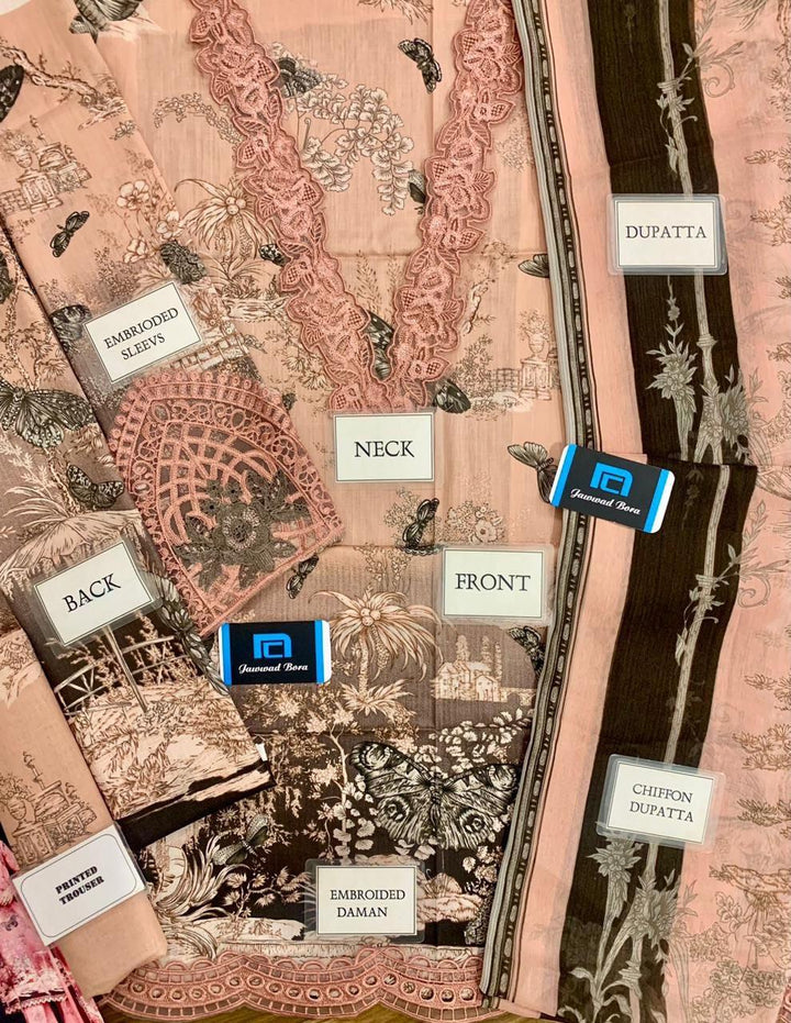 Maria B Lawn Suit-Aarasta