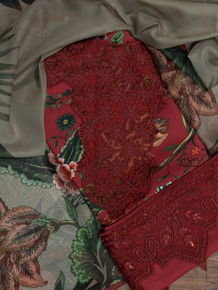 Maria B Lawn Suit-Aarasta