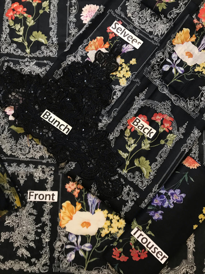 Maria B Lawn Suit-Aarasta