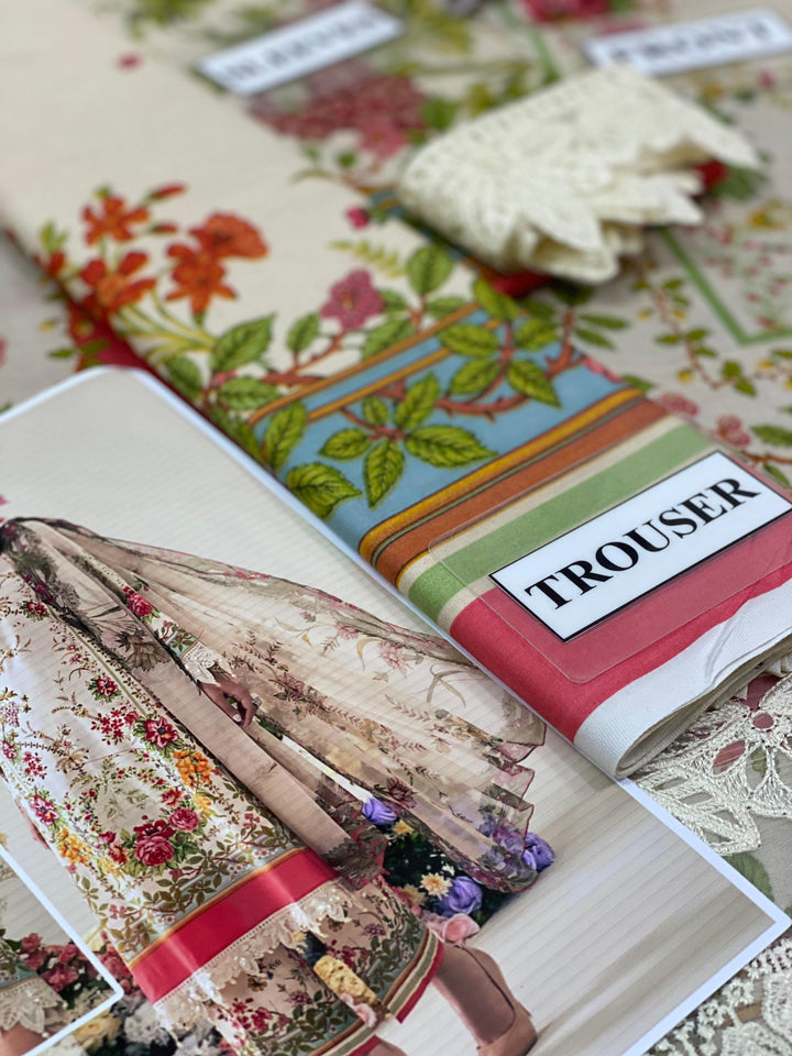 Maria B Lawn Suit-Aarasta