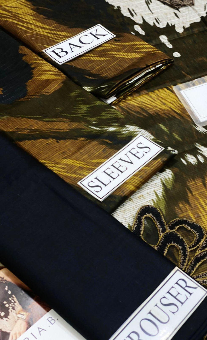 M Print Lawn Suit-Aarasta