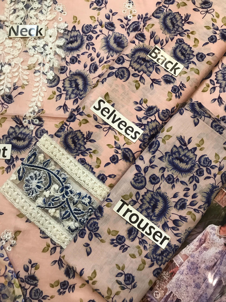 Maria B Lawn Suit-Aarasta