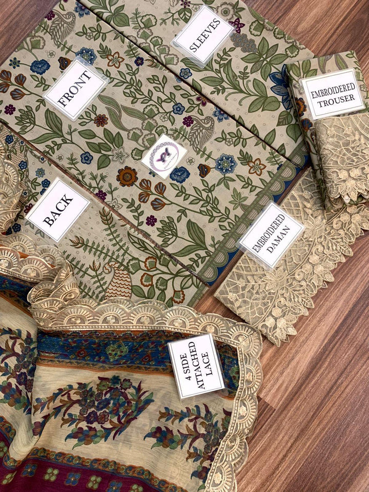 Maria B Lawn Suit-Aarasta