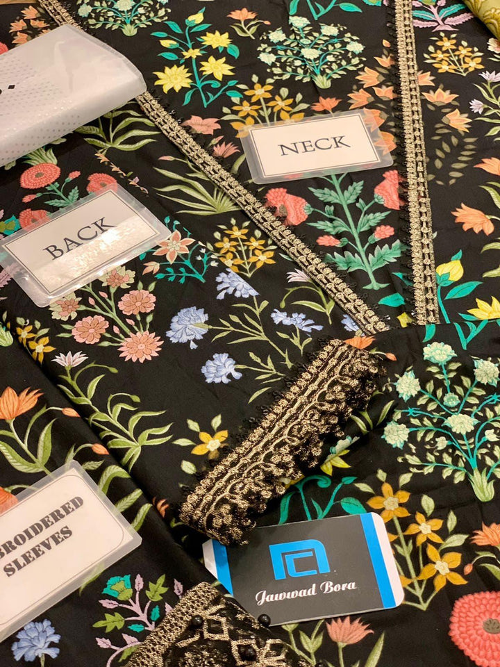 M Print Lawn Suit-Aarasta