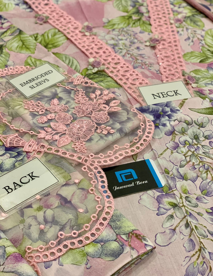 M Print Lawn Suit-Aarasta