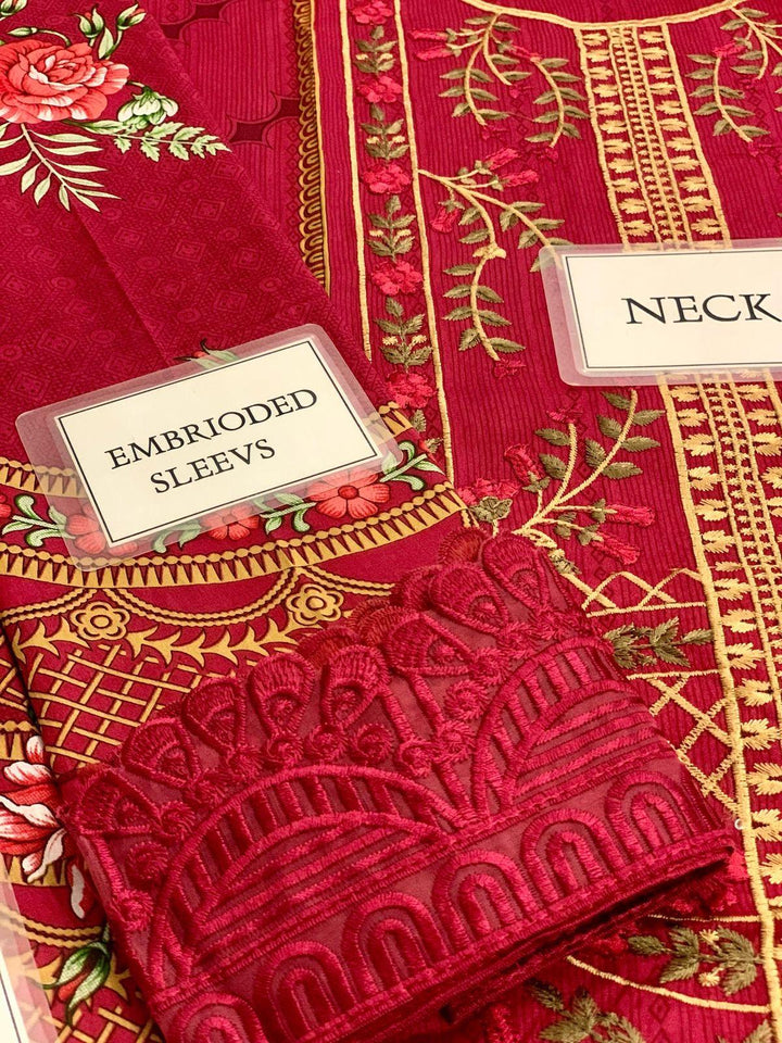 Maria B Lawn Suit-Aarasta