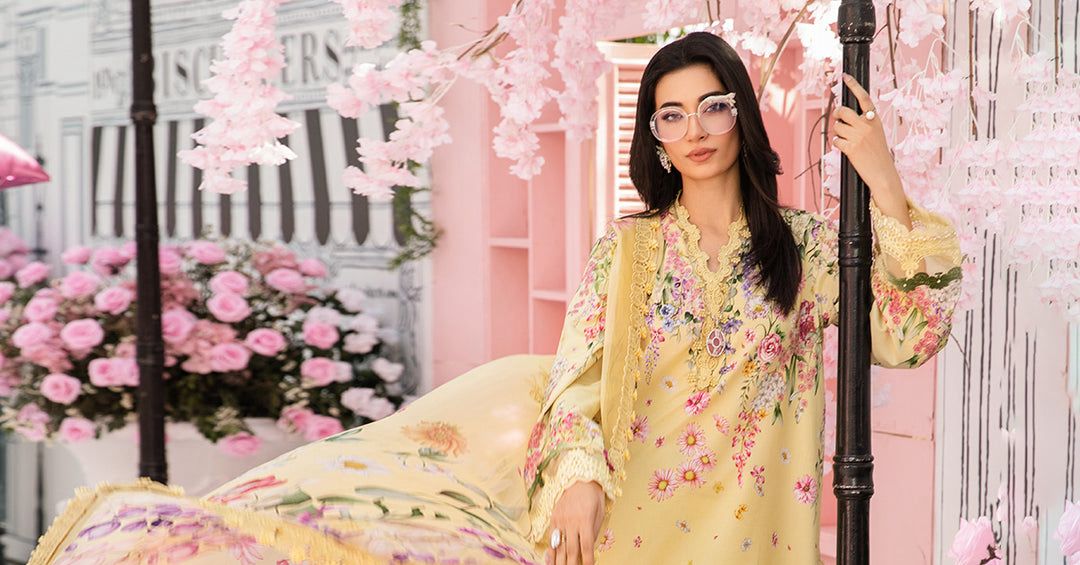 Maria B Lawn Suit-Aarasta